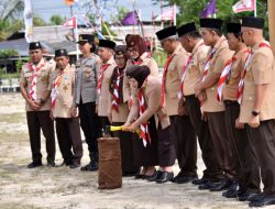 Pramuka Ramaikan Kemah Besar Kobar 2025, Bupati Nurhidayah Ajak Generasi Muda Mandiri
